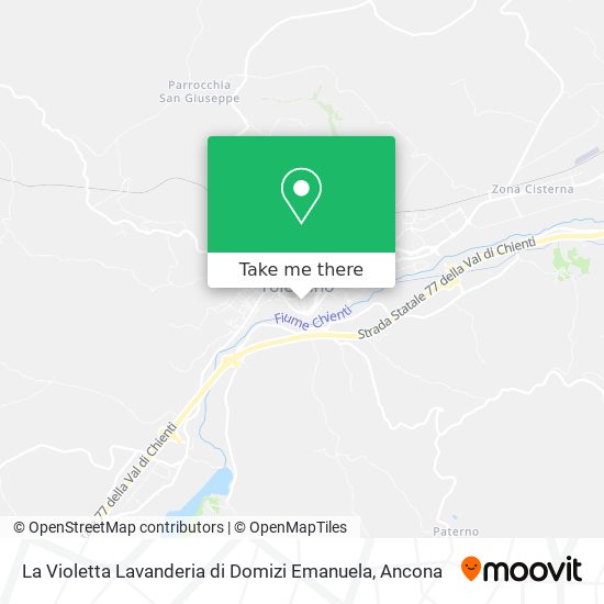 La Violetta Lavanderia di Domizi Emanuela map