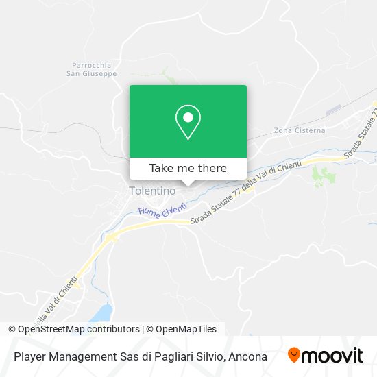 Player Management Sas di Pagliari Silvio map