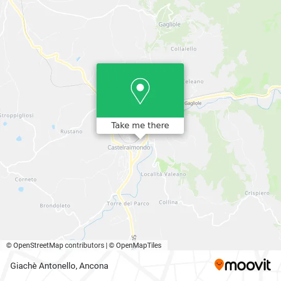 Giachè Antonello map