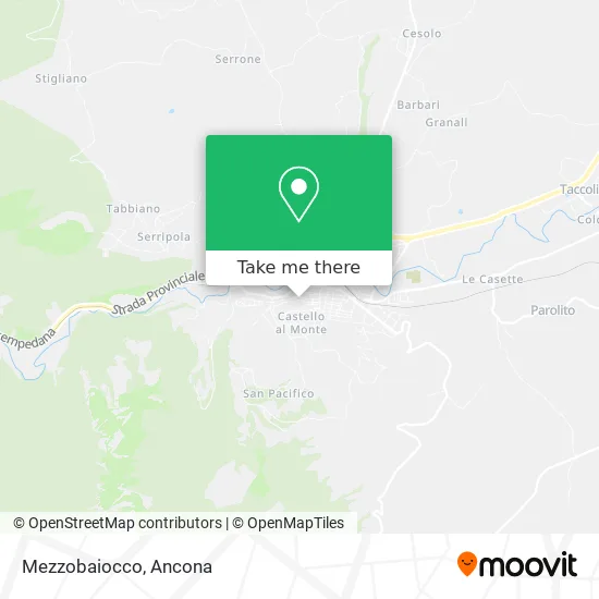 Mezzobaiocco map