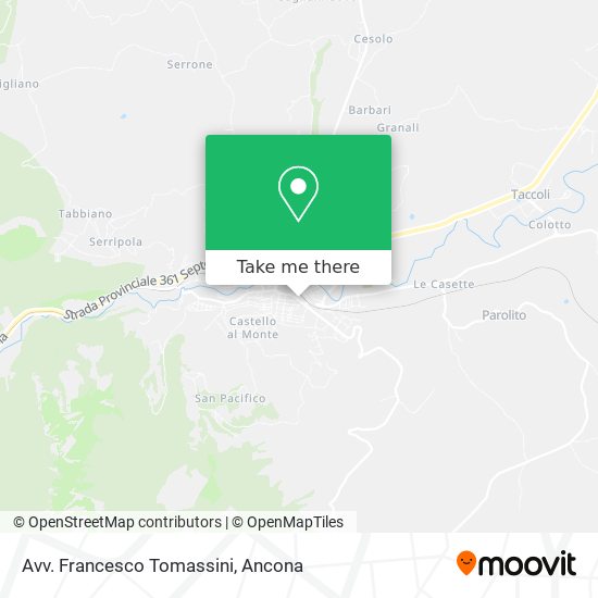 Avv. Francesco Tomassini map