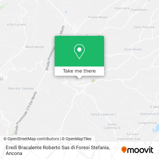 Eredi Bracalente Roberto Sas di Foresi Stefania map