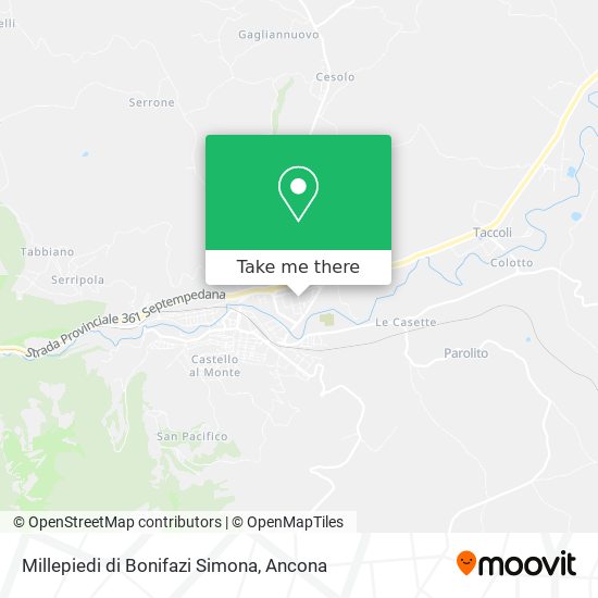 Millepiedi di Bonifazi Simona map