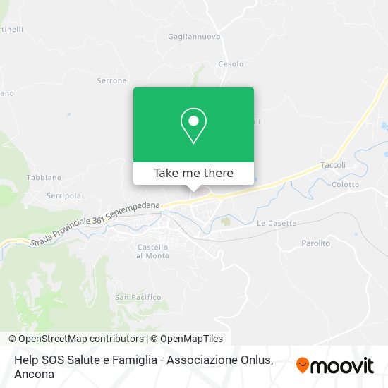 Help SOS Salute e Famiglia - Associazione Onlus map