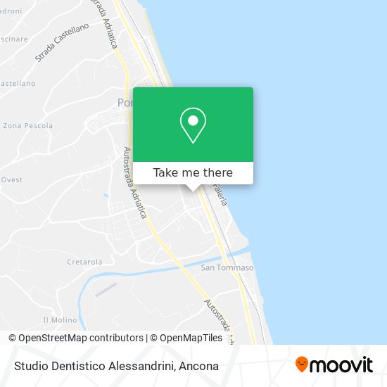 Studio Dentistico Alessandrini map
