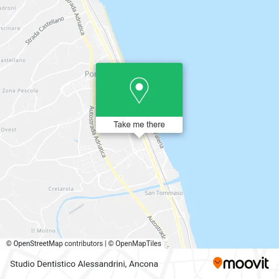 Studio Dentistico Alessandrini map
