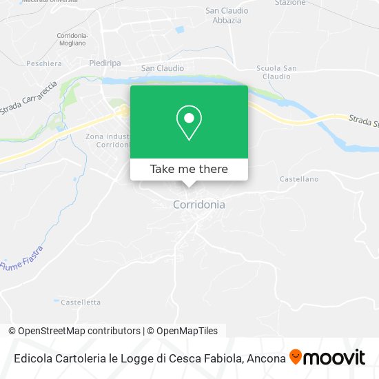 Edicola Cartoleria le Logge di Cesca Fabiola map