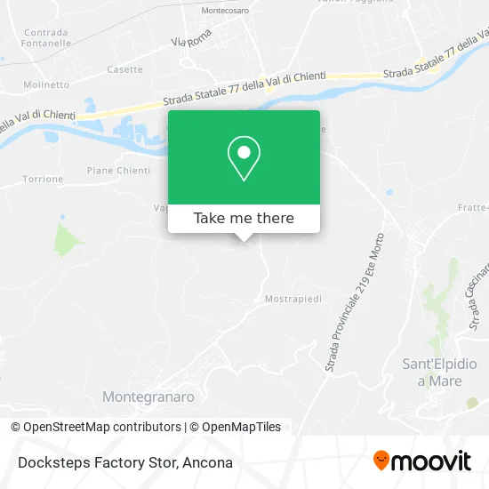 Docksteps Factory Store map