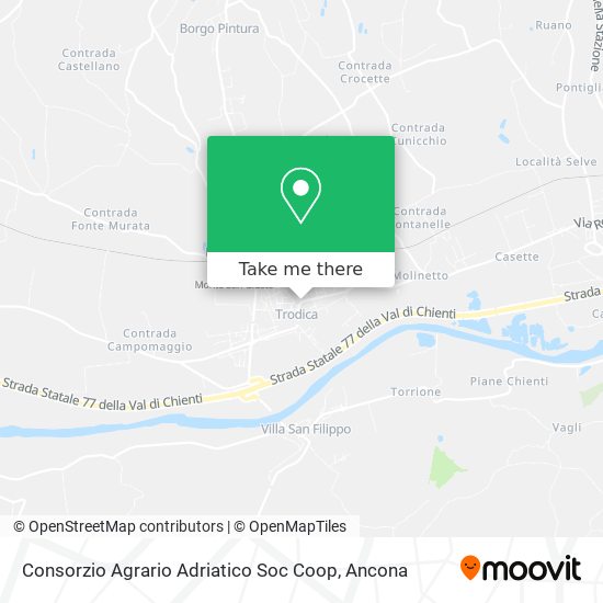 Consorzio Agrario Adriatico Soc Coop map