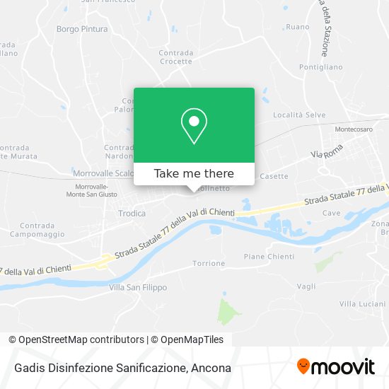 Gadis Disinfezione Sanificazione map