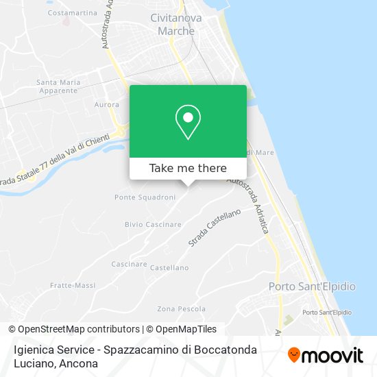 Igienica Service - Spazzacamino di Boccatonda Luciano map