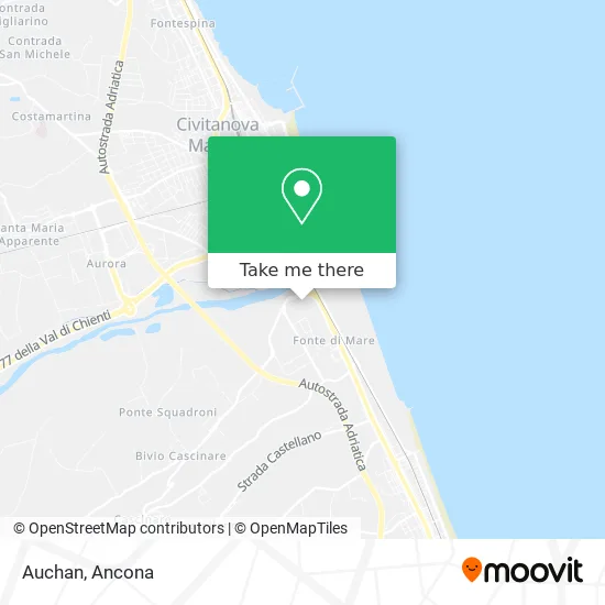 Auchan map