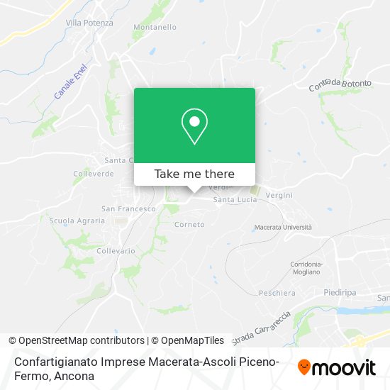 Confartigianato Imprese Macerata-Ascoli Piceno-Fermo map