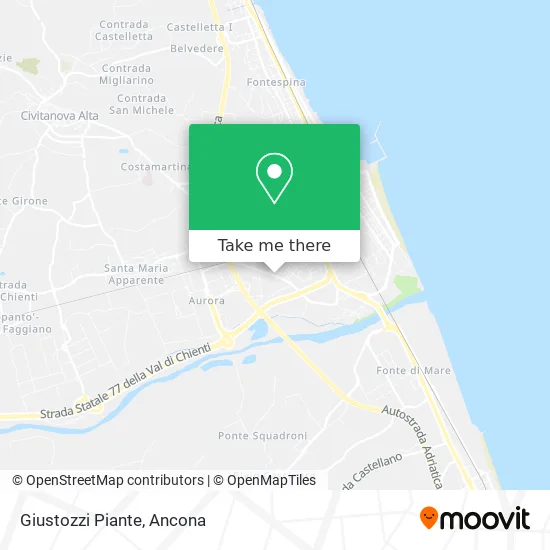 Giustozzi Piante map