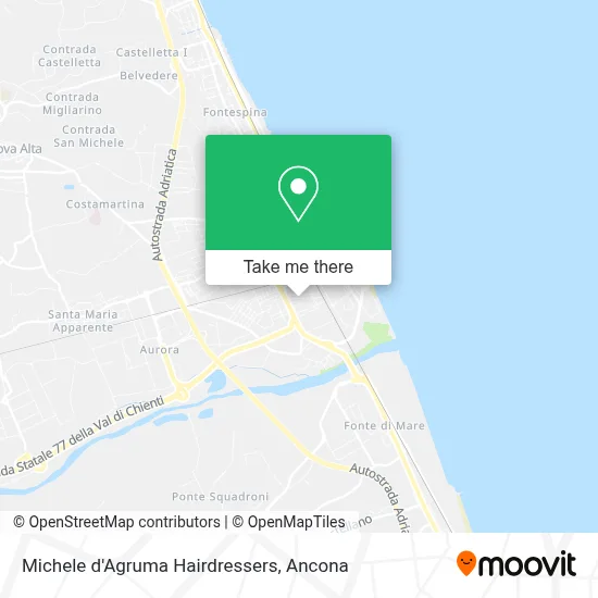 Michele d'Agruma Hairdressers map