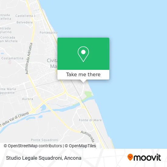 Studio Legale Squadroni map