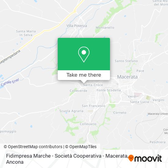 Fidimpresa Marche - Società Cooperativa - Macerata map