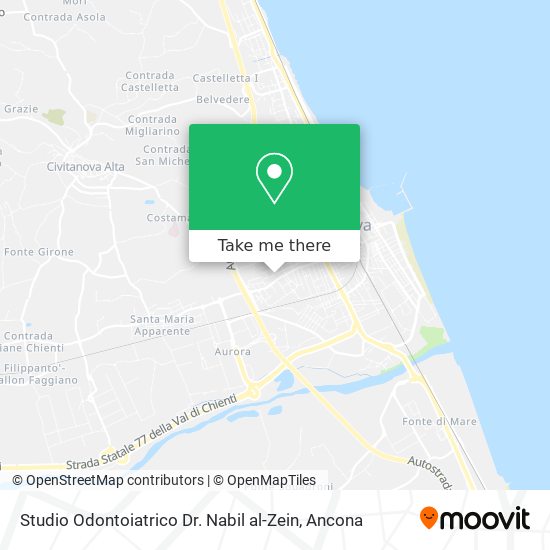 Studio Odontoiatrico Dr. Nabil al-Zein map