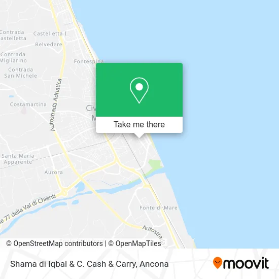 Shama di Iqbal & C. Cash & Carry map