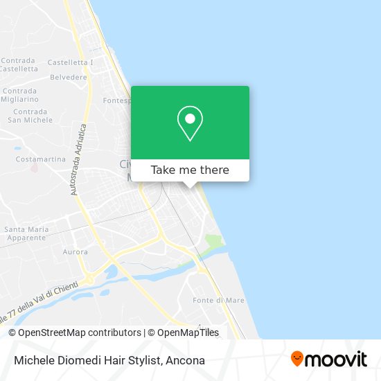 Michele Diomedi Hair Stylist map