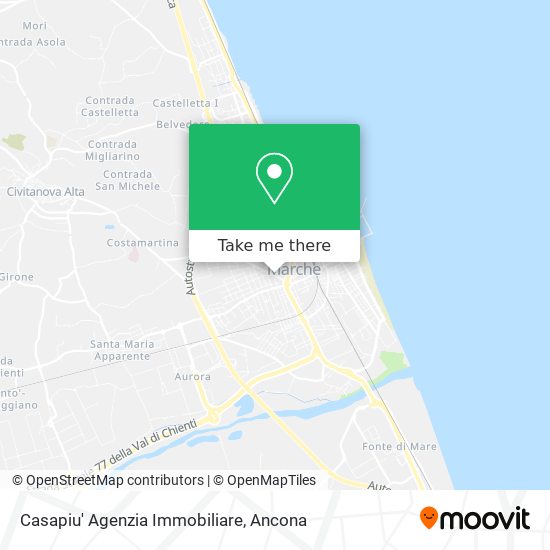 Casapiu' Agenzia Immobiliare map