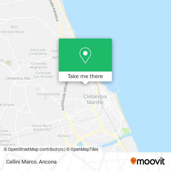 Cellini Marco map