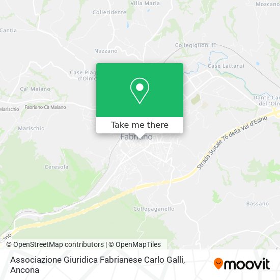 Associazione Giuridica Fabrianese Carlo Galli map