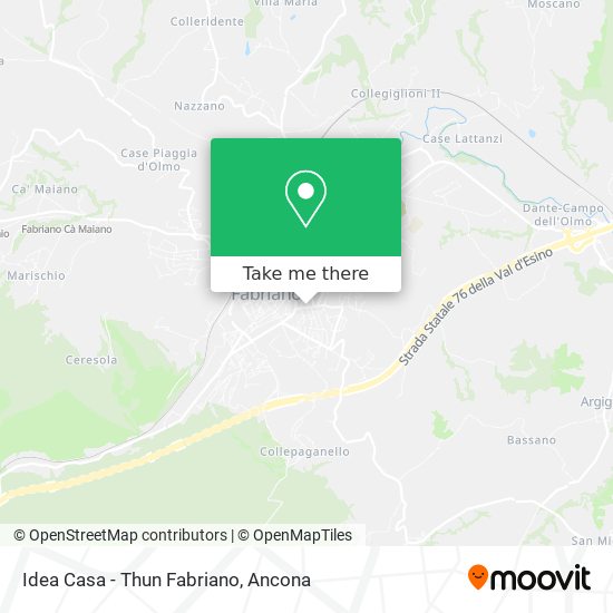 Idea Casa - Thun Fabriano map