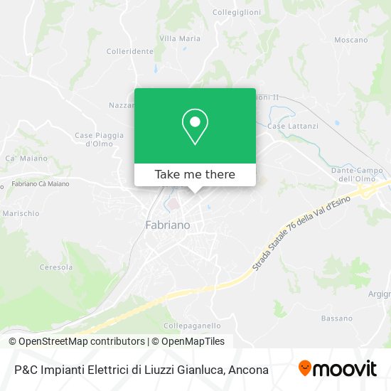 P&C Impianti Elettrici di Liuzzi Gianluca map