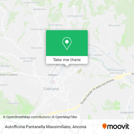 Autofficina Pantanella Massimiliano map