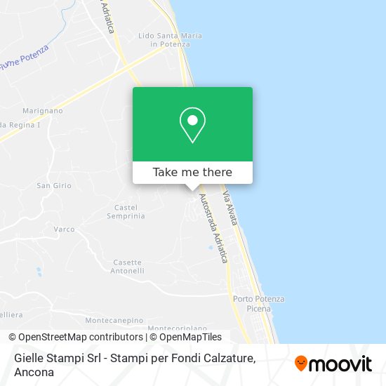 Gielle Stampi Srl - Stampi per Fondi Calzature map