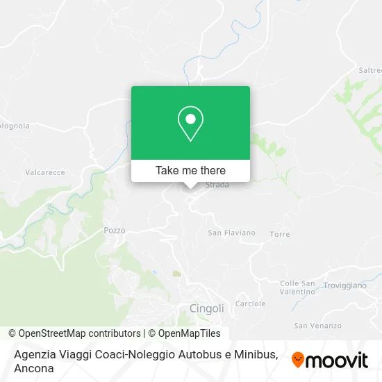 Coaci Travel Agency - Bus and Minibus Rental map