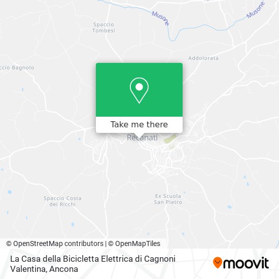 La Casa della Bicicletta Elettrica di Cagnoni Valentina map