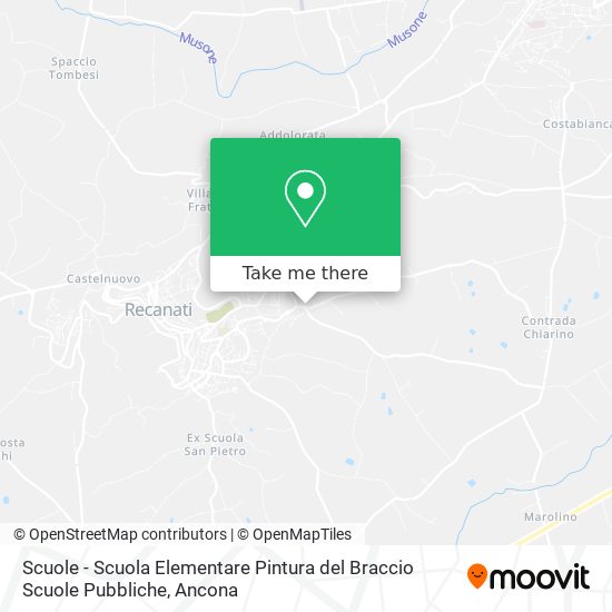 Scuole - Scuola Elementare Pintura del Braccio Scuole Pubbliche map
