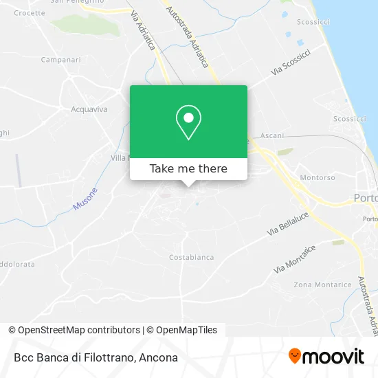 Bcc Banca di Filottrano map