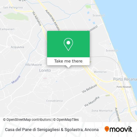 Casa del Pane di Senigagliesi & Sgolastra map