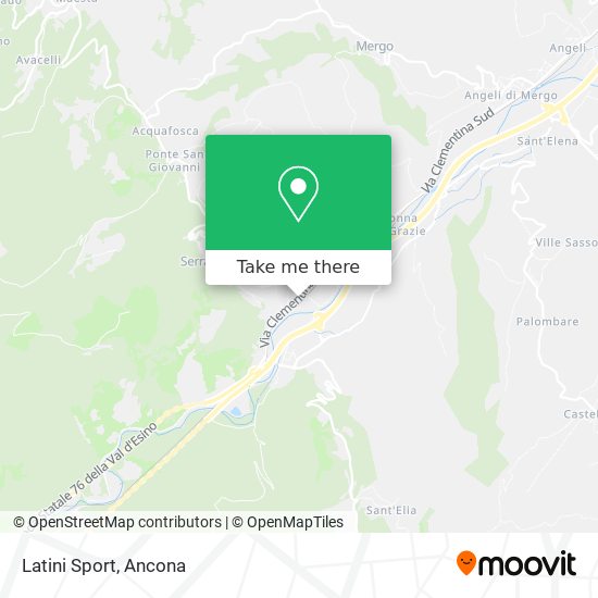 Latini Sport map