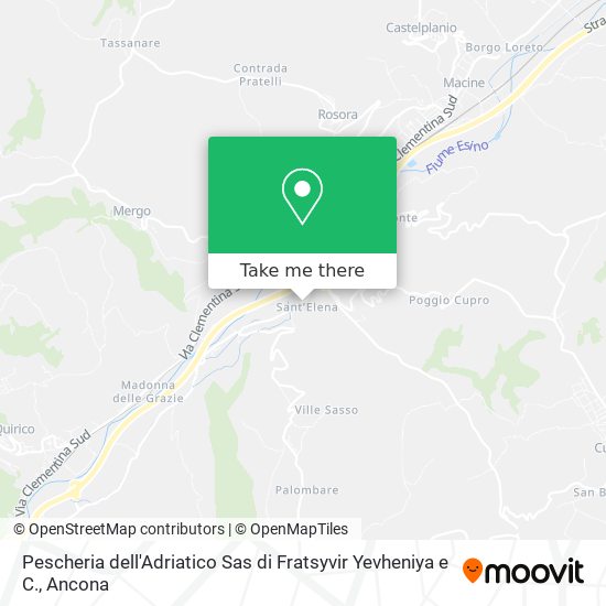 Pescheria dell'Adriatico Sas di Fratsyvir Yevheniya e C. map