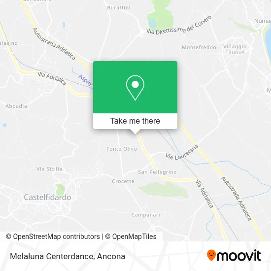 Melaluna Centerdance map