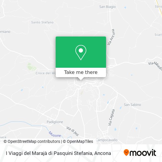 I Viaggi del Marajà di Pasquini Stefania map