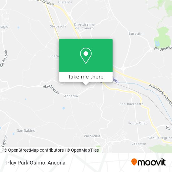 Play Park Osimo map