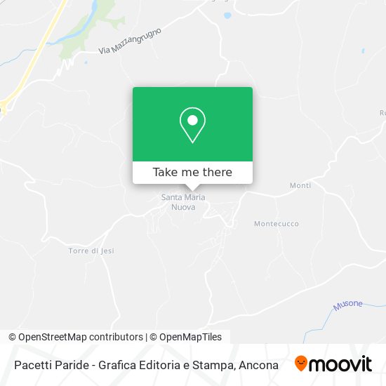Pacetti Paride - Grafica Editoria e Stampa map