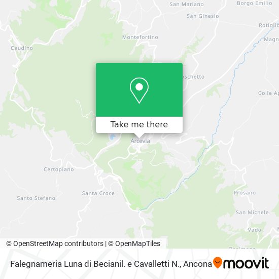 Falegnameria Luna di Becianil. e Cavalletti N. map