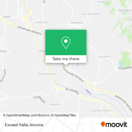 Exceed Italia map