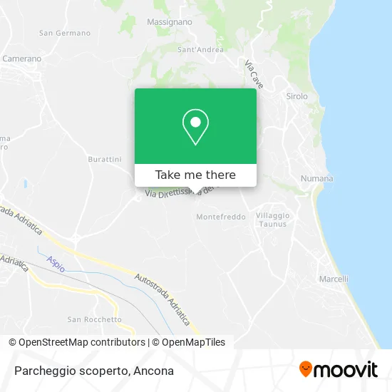Parcheggio scoperto map
