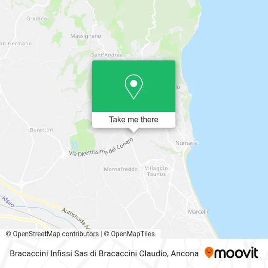 Bracaccini Infissi Sas di Bracaccini Claudio map