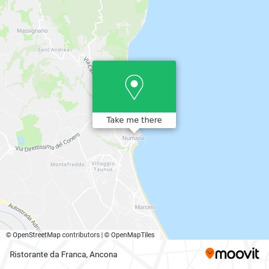 Ristorante da Franca map