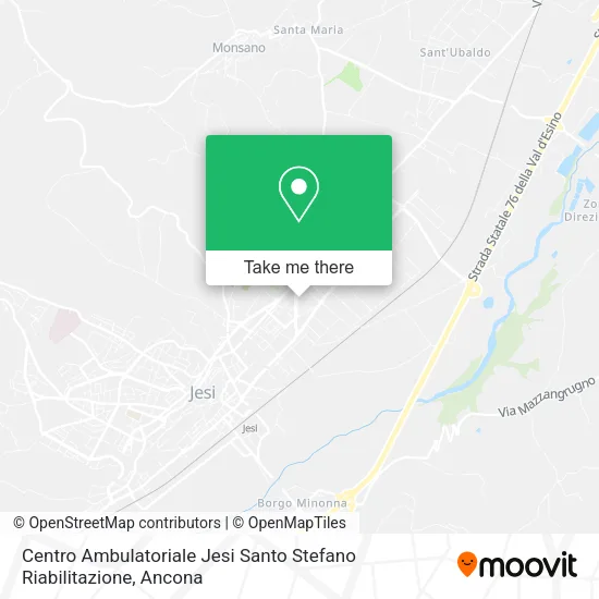 Centro Ambulatoriale Jesi Santo Stefano Riabilitazione map