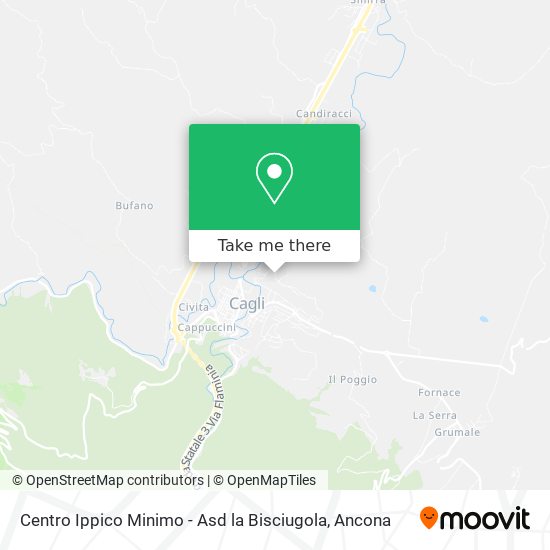 Centro Ippico Minimo - Asd la Bisciugola map