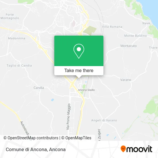 Comune di Ancona map